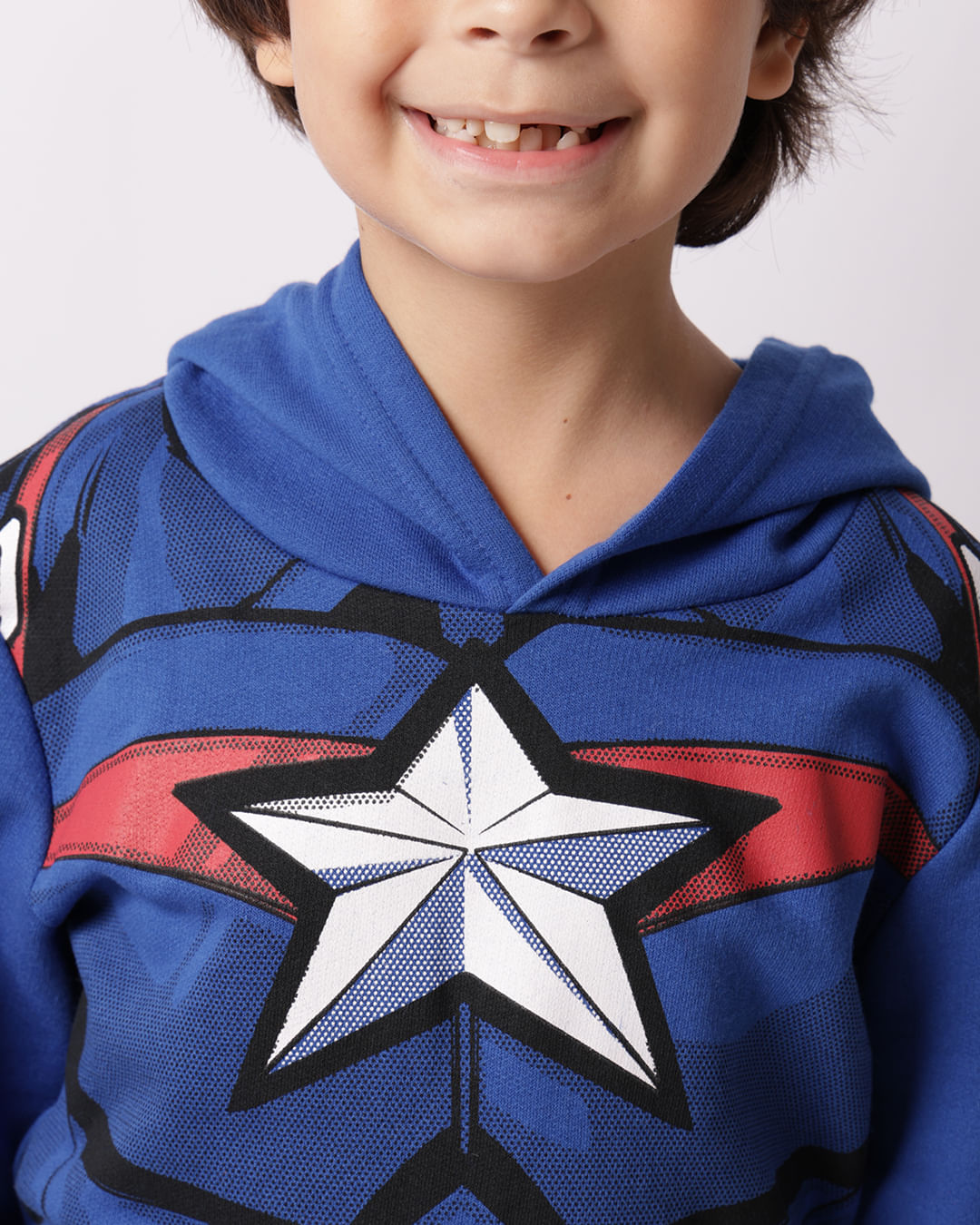 Moletom Infantil Jaqueta Marvel Vingadores Blusa Moletom Moletom