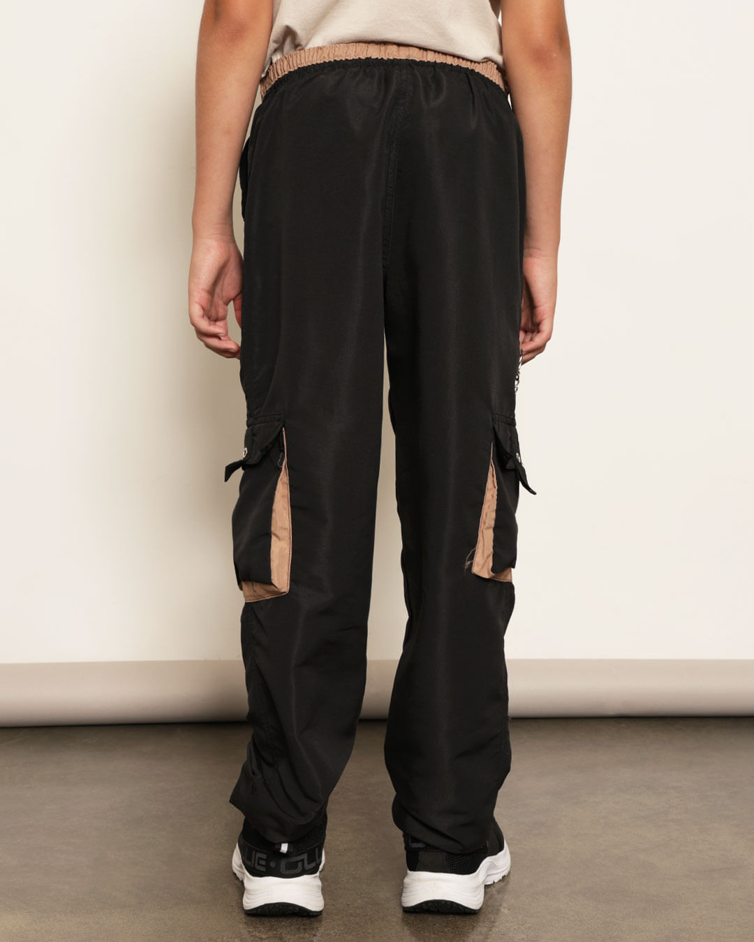 Calça Infantil CalÇa Jogger Feminina Com Corrente Calça Cargo