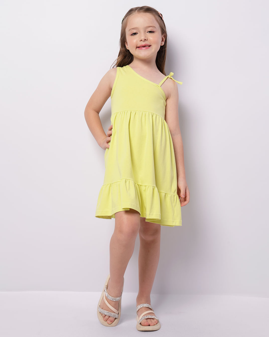 Vestido Laise Vestido De Um Ombro SÃ³ Infantil Vestido De Um Ombro