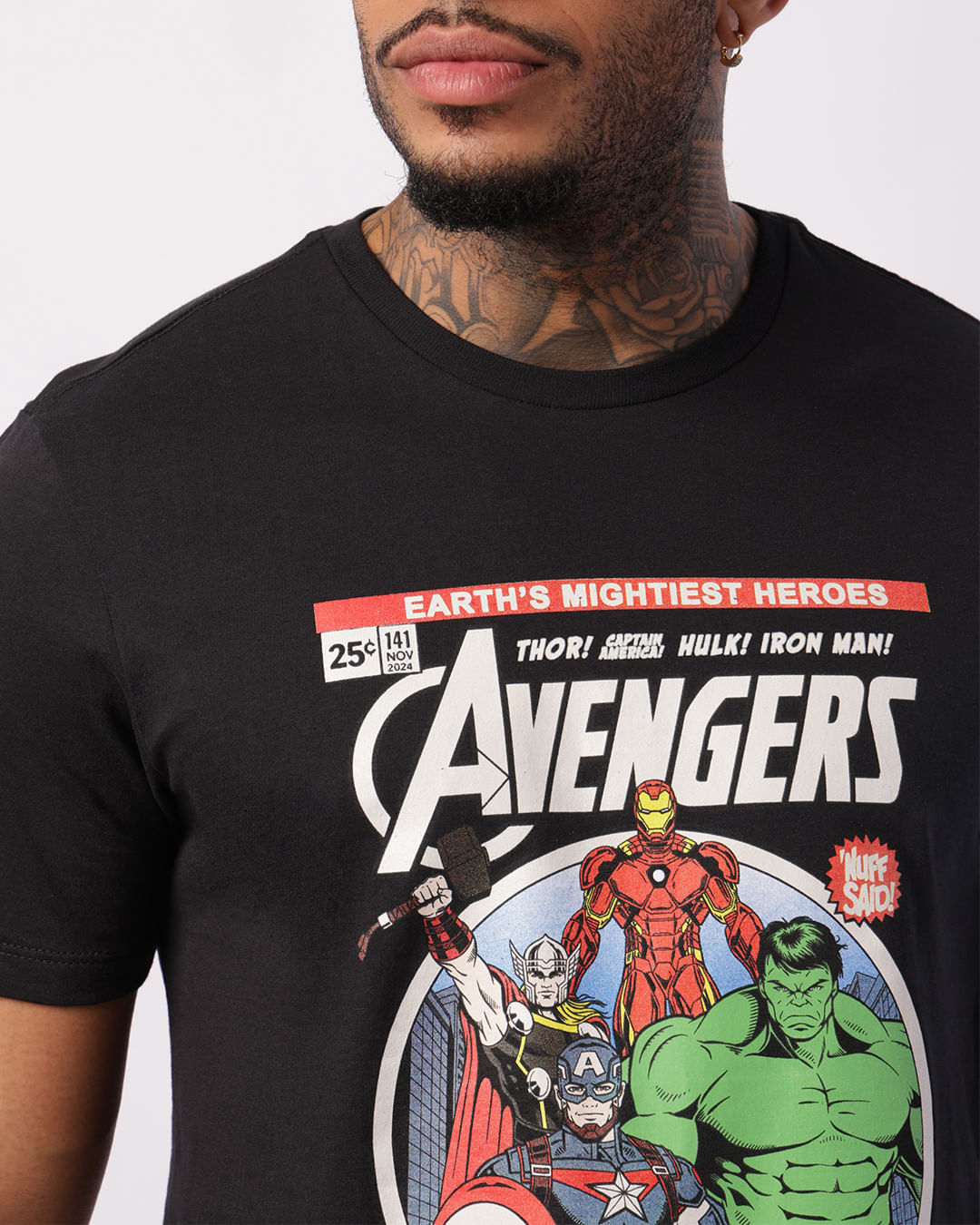 Marvel's Avengers Camisa Adidas Vingadores Camiseta Masculina