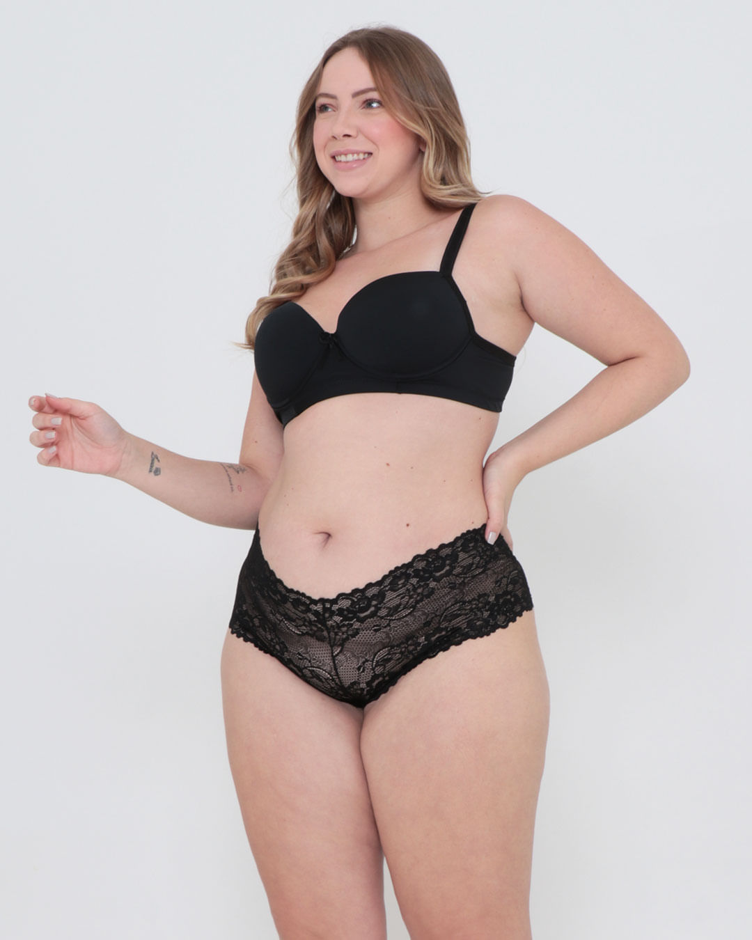 Sutiã Plus Size Base Avulso Básico Preto