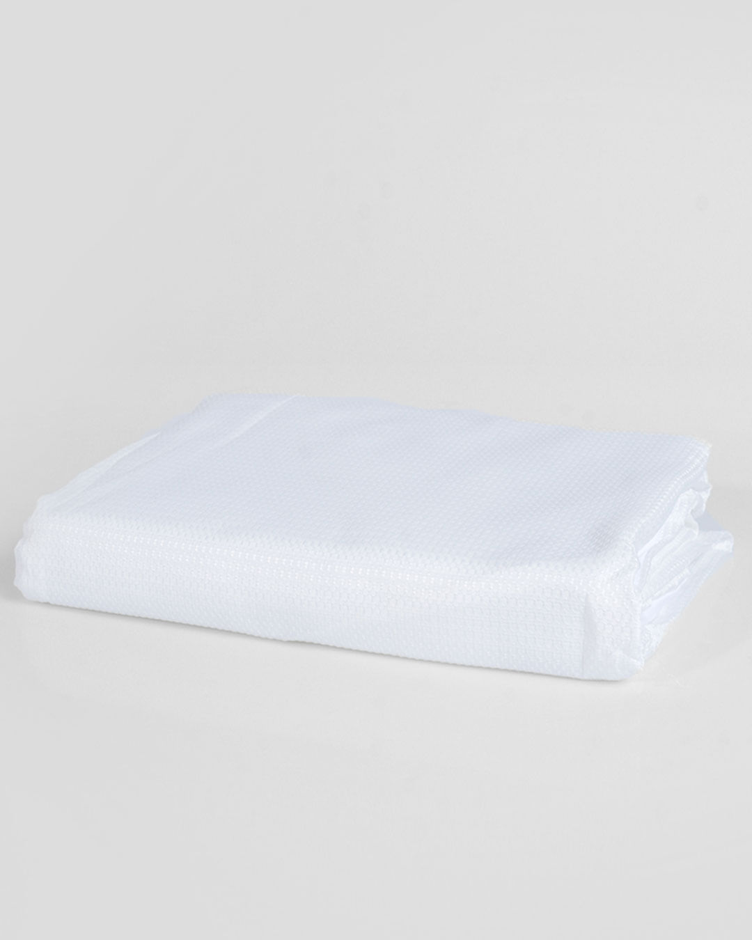 Saia Para Cama Box Solteiro Creta Hedrons Off White