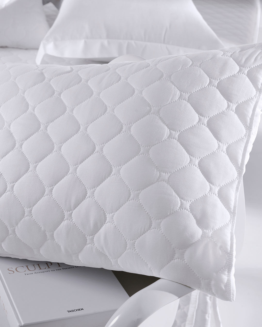 Protetor Para Travesseiro Impermeável Branco
