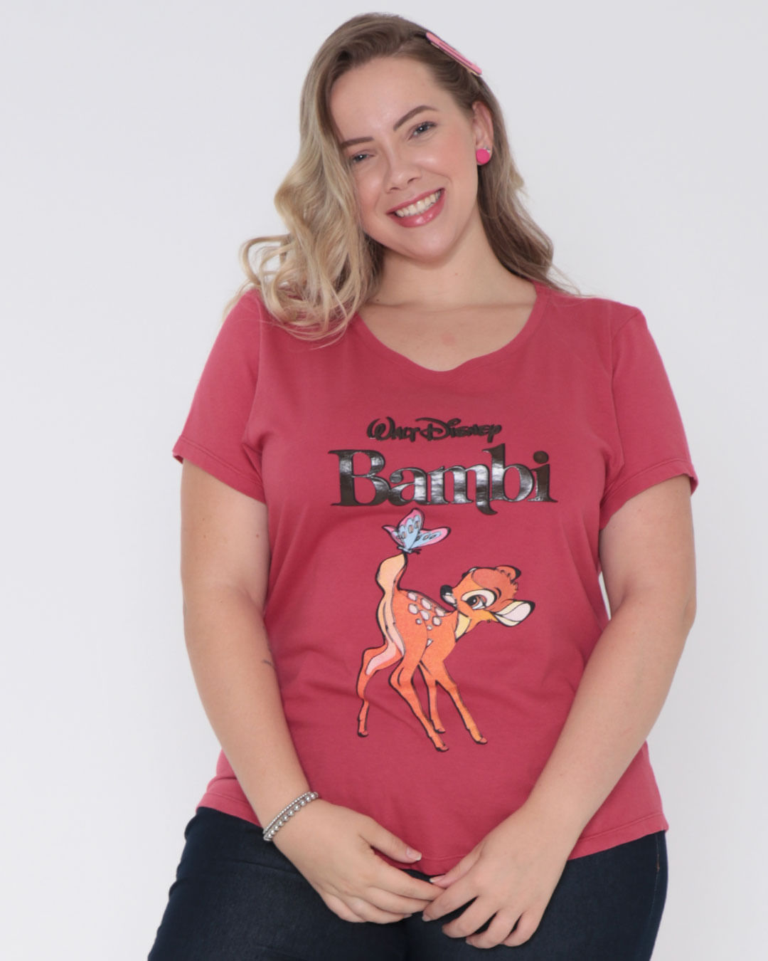 Camisetas disney best sale feminina plus size