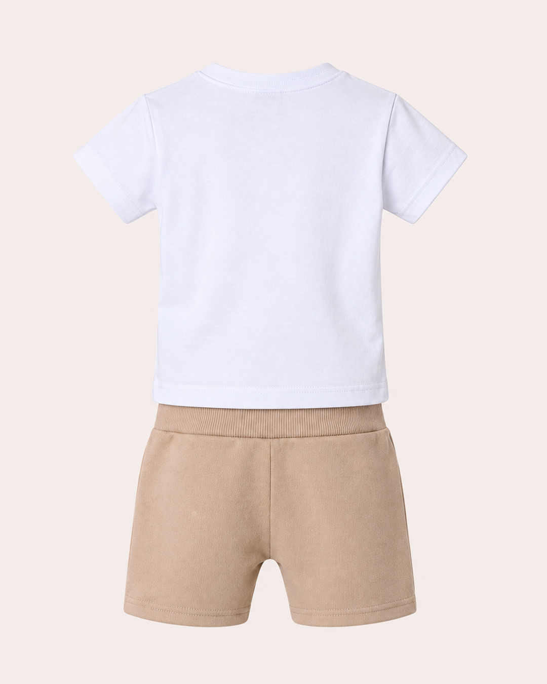Conjunto Bebê Algodão Estampa Interativa Animais Branco