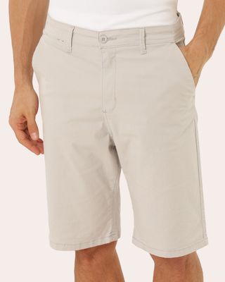 Bermuda Sarja Masculina Vizzy Reta Chino Off White - foto 2