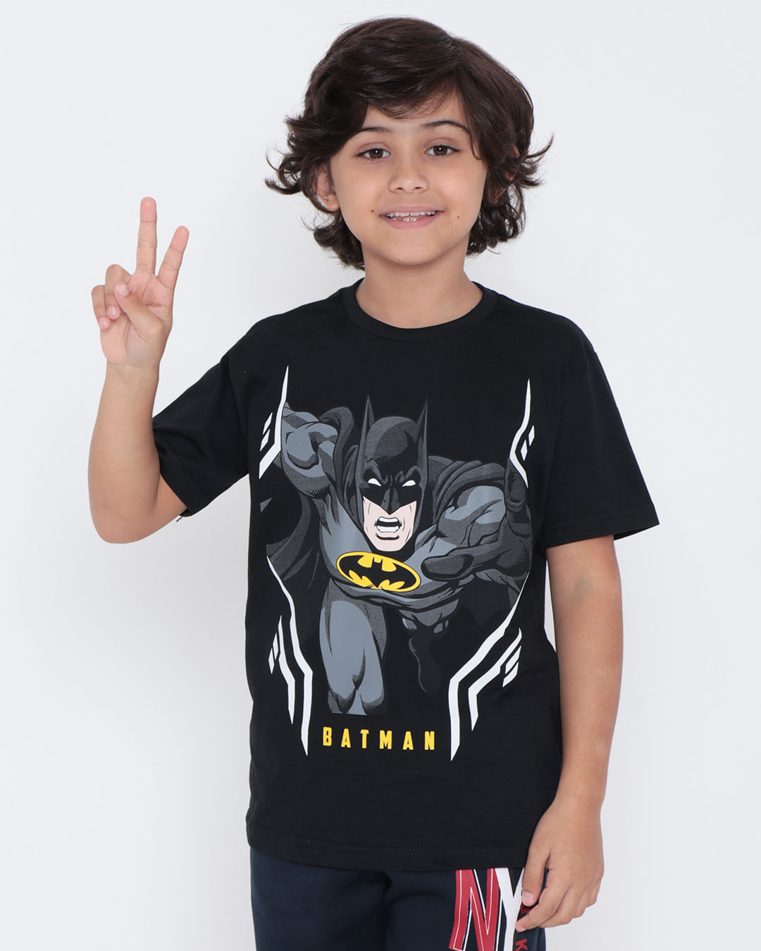Camiseta Infantil Batman Preta