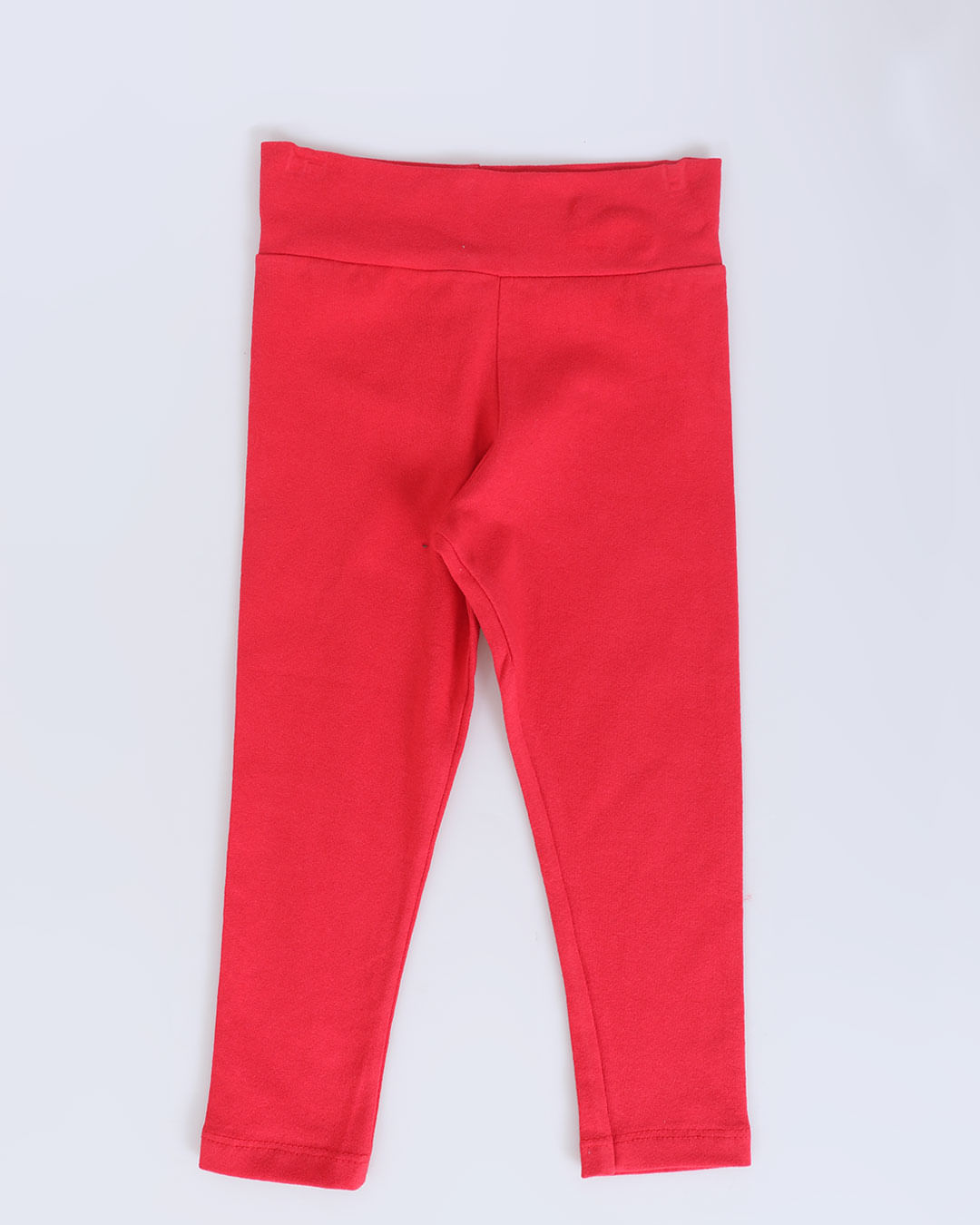 Calça Legging Bebê Básica Lisa Vermelho