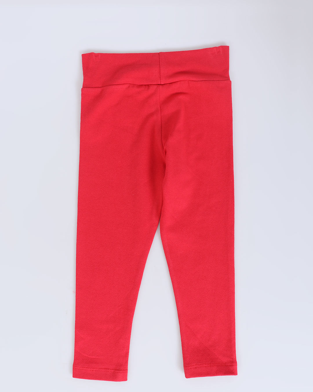 Calça Legging Bebê Básica Lisa Vermelho