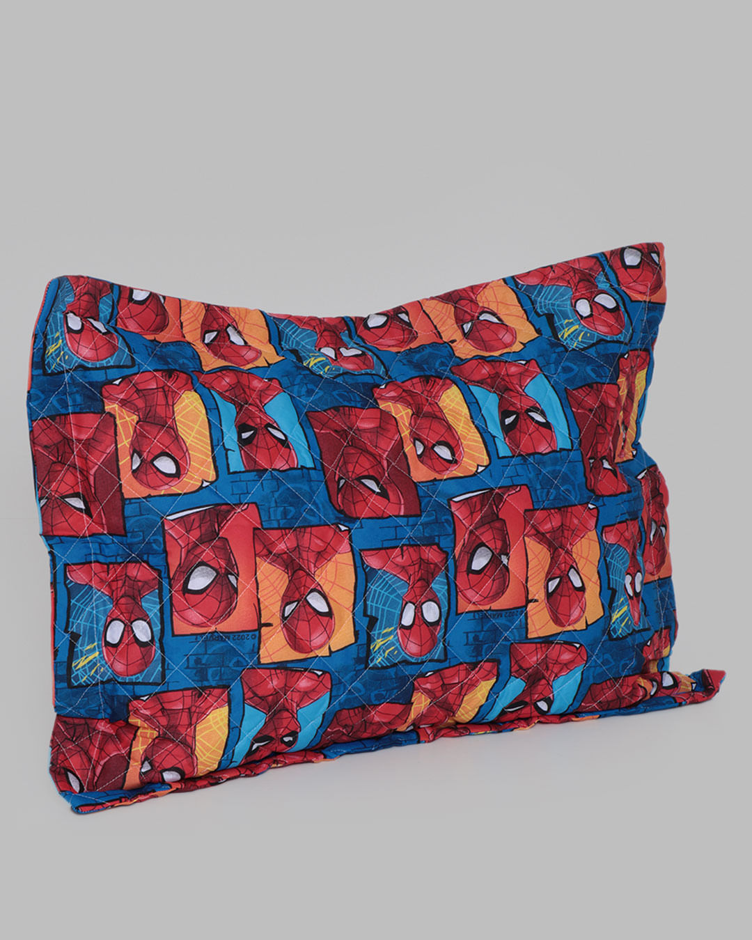 Porta Travesseiro Soft Infantil Homem Aranha Marvel Azul