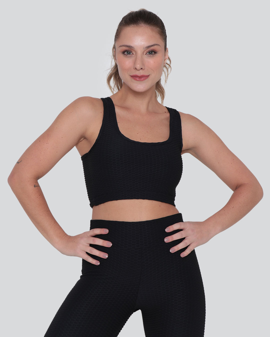 Top Fitness Feminino Preto