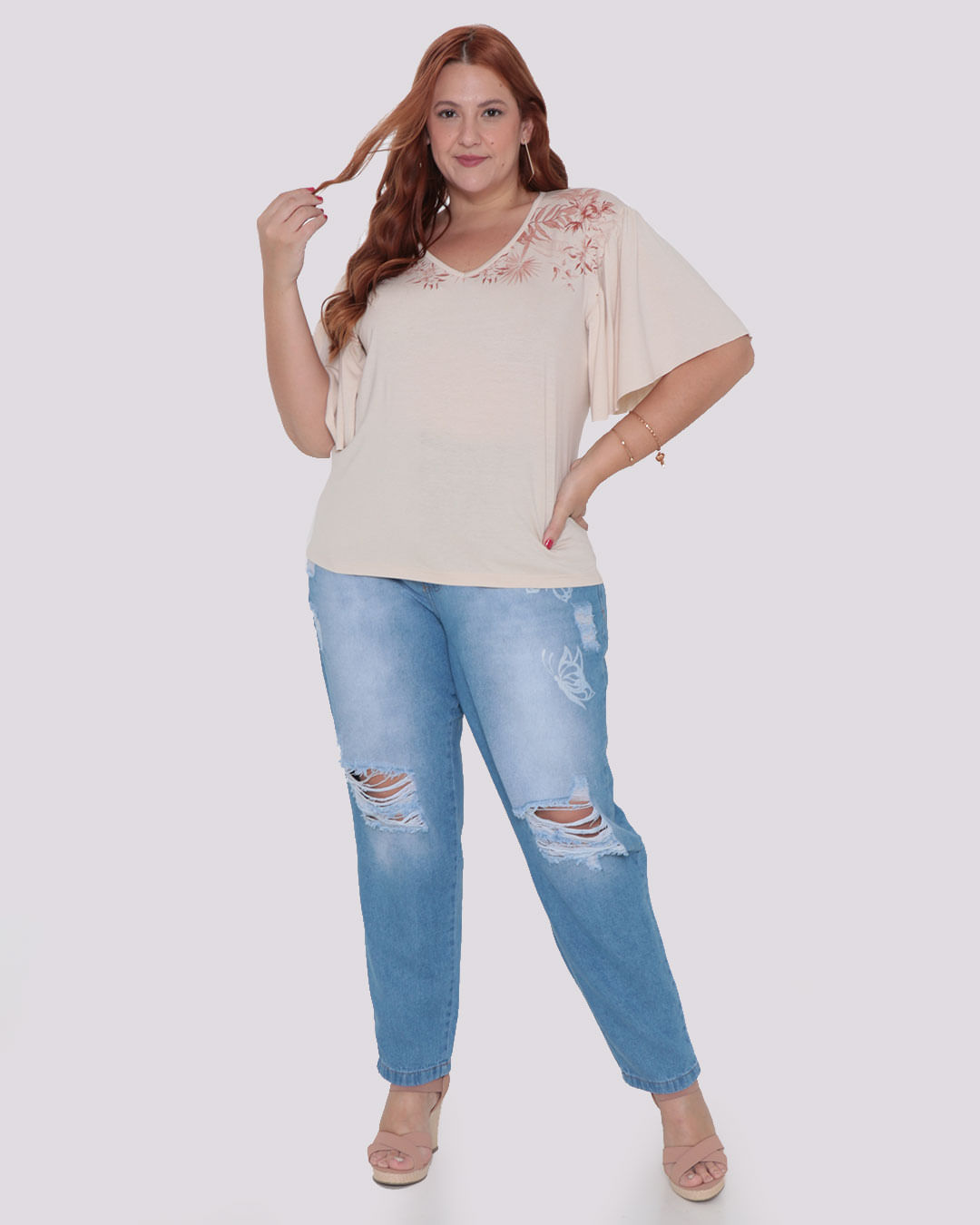 Calça jeans capri - Tinder jeans - Calça Jeans Feminina - Magazine