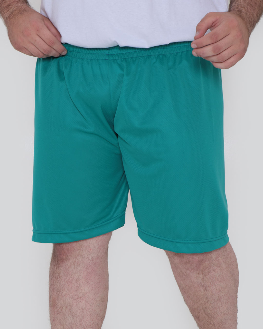 Bermuda Plus Size Fitness Masculina Verde