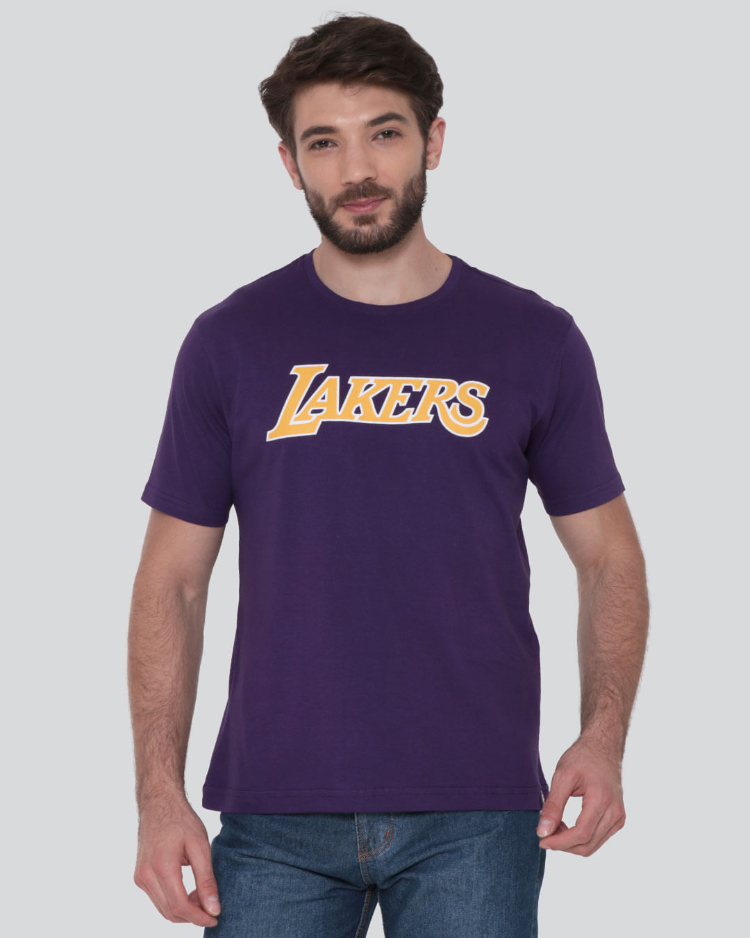 Camiseta Masculina Fitness Lakers NBA Roxa