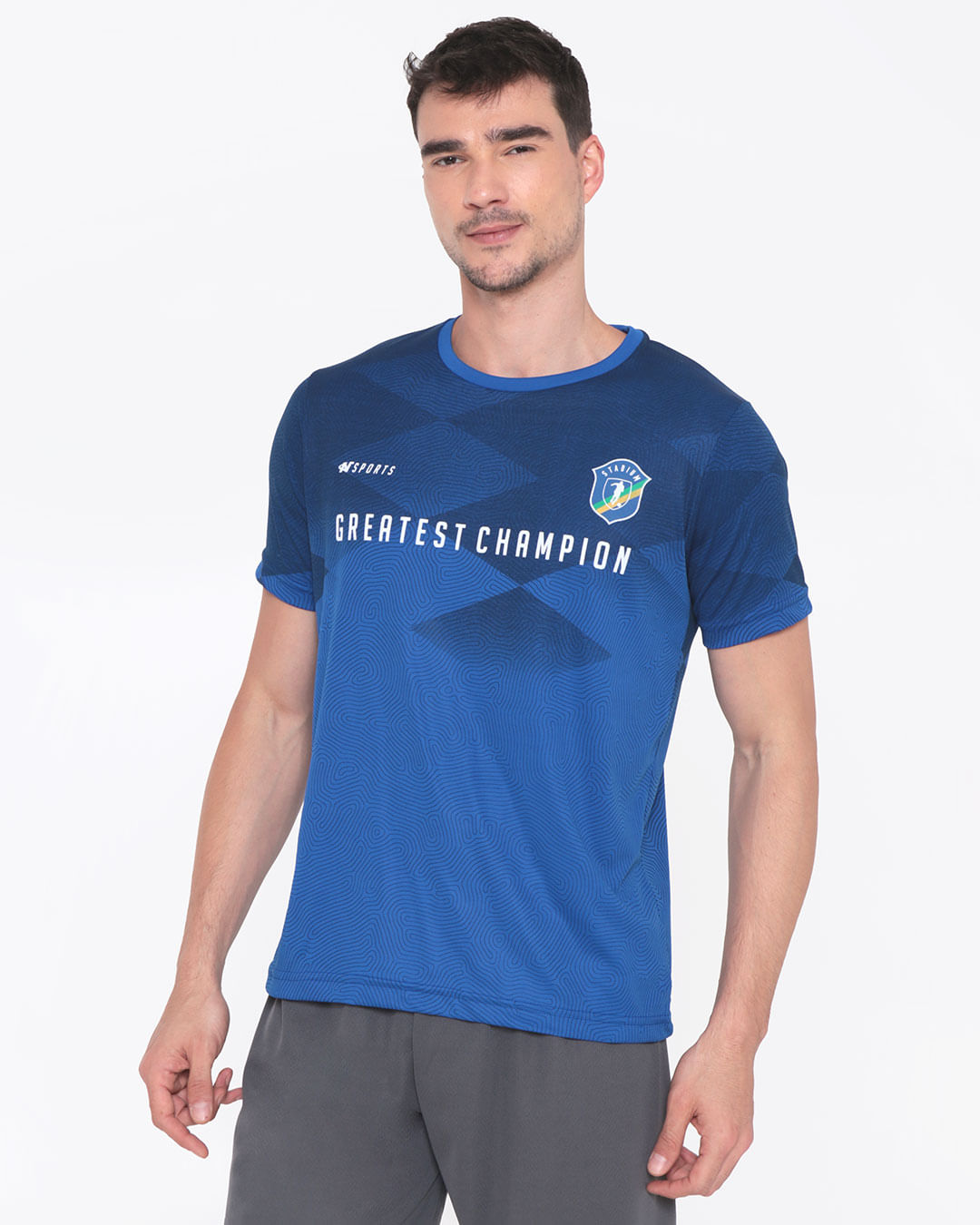 Camiseta Masculina Esporte Azul