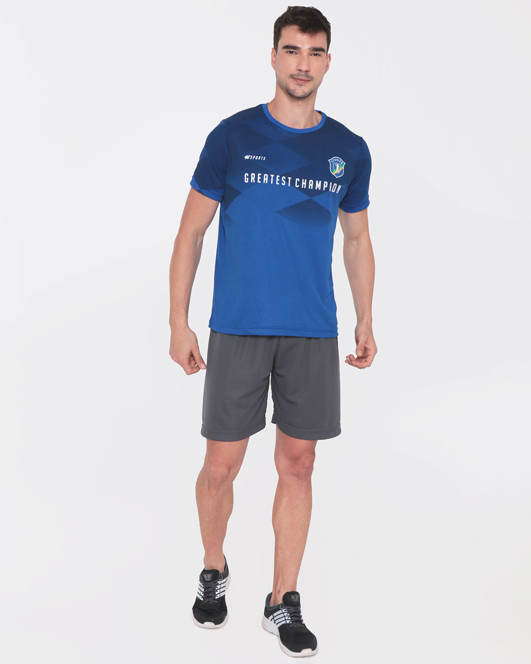 Camiseta Masculina Esporte Azul