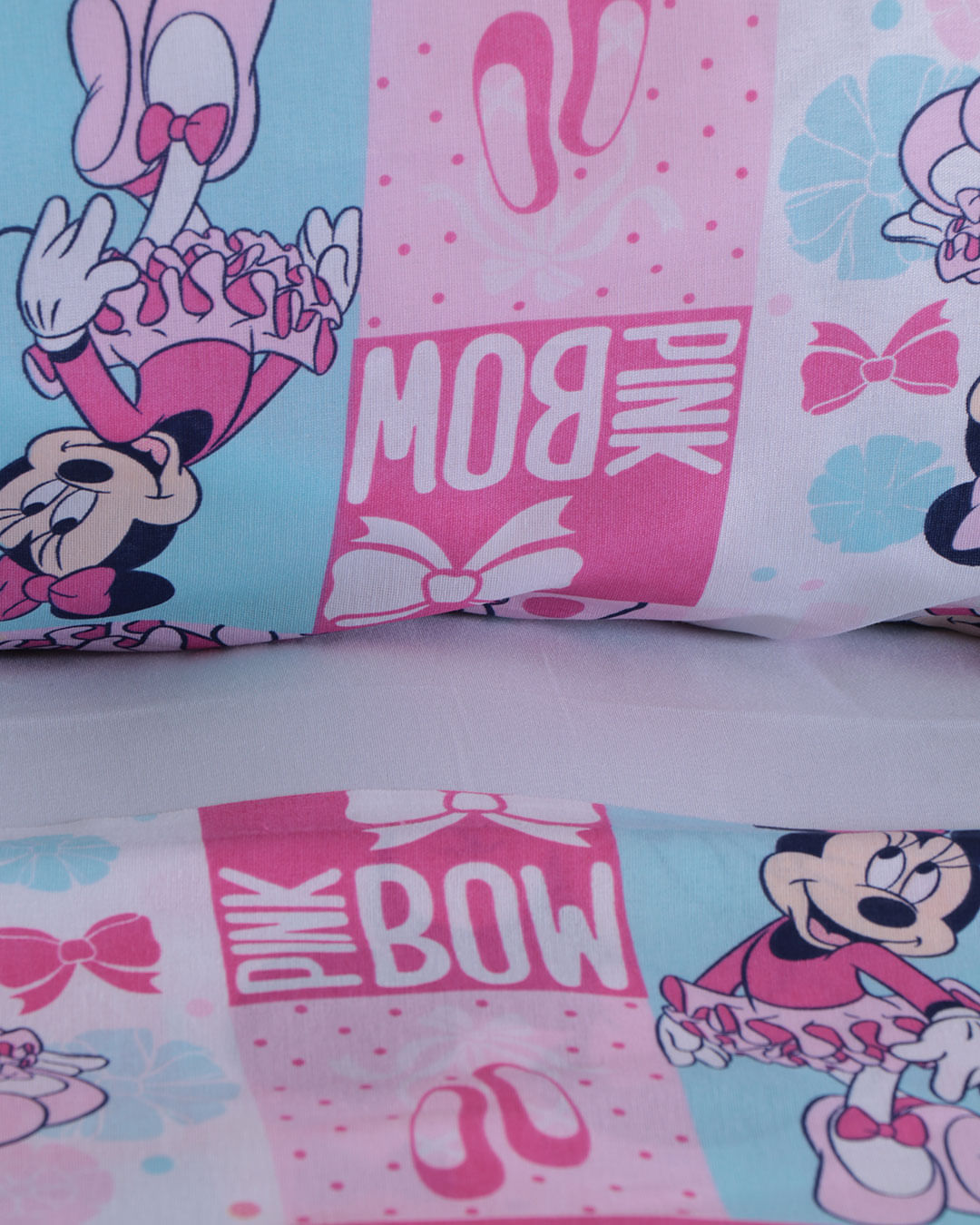 Jogo De Cama Infantil Minnie Ballet Disney Rosa Claro