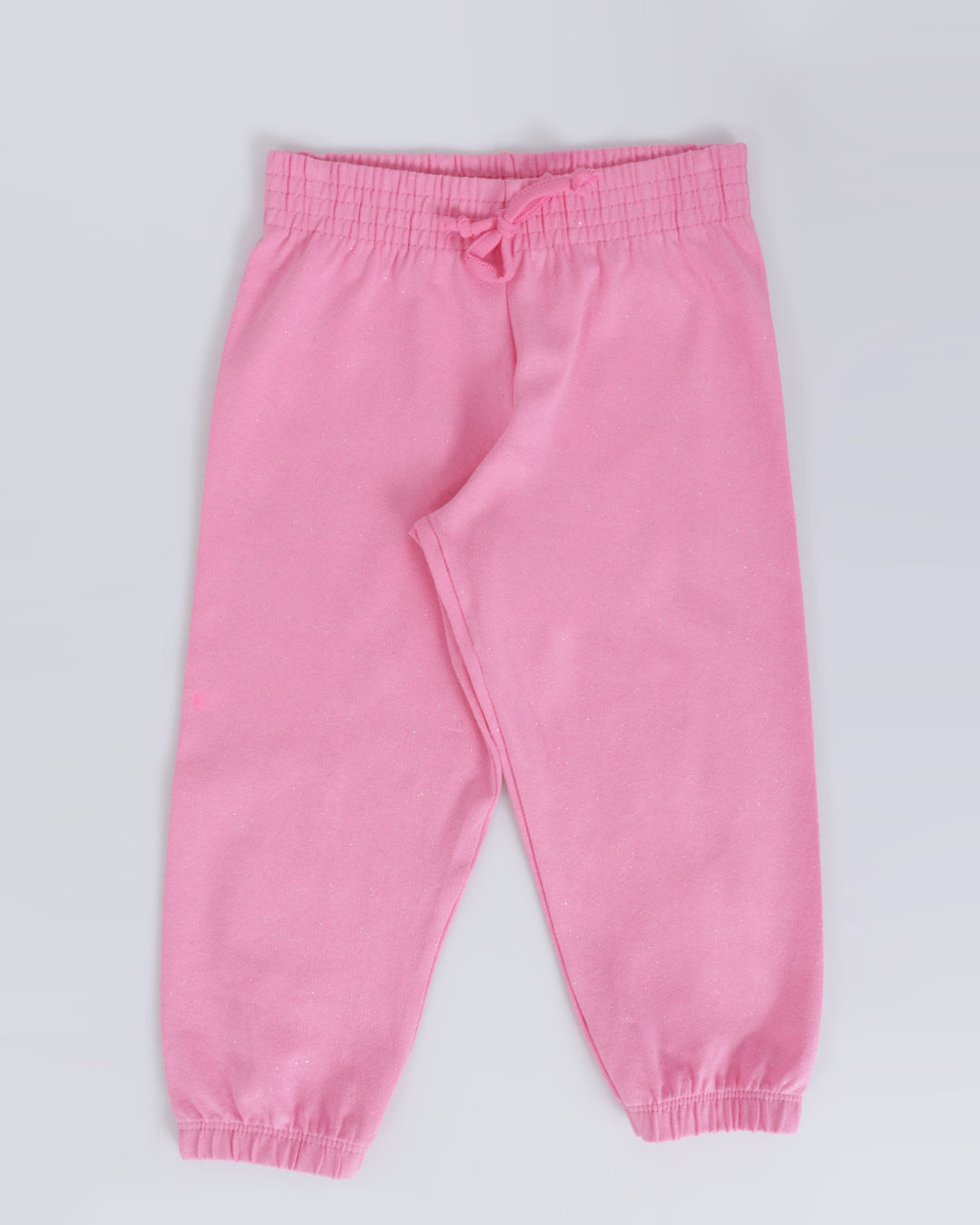 Calça Bebê Jogger Glitter Rosa