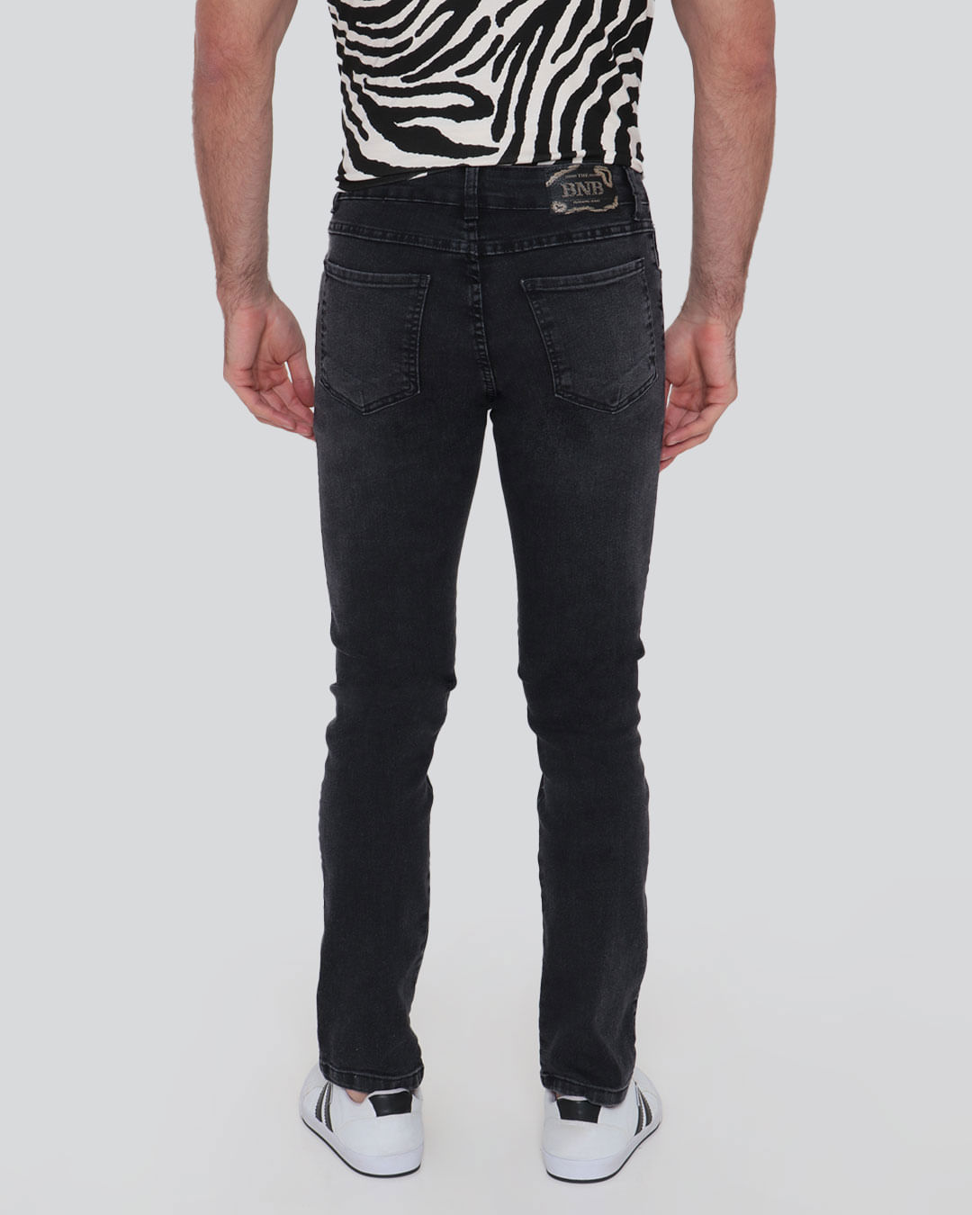 Calça Jeans Masculina Slim Preta