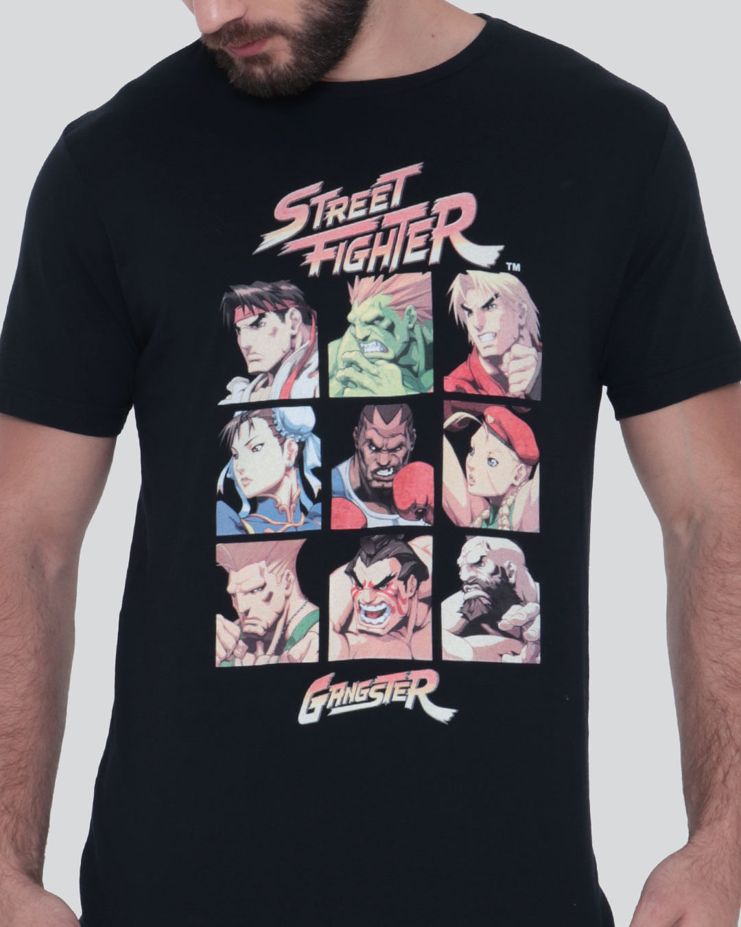 Camiseta Street Fighter - Personagens