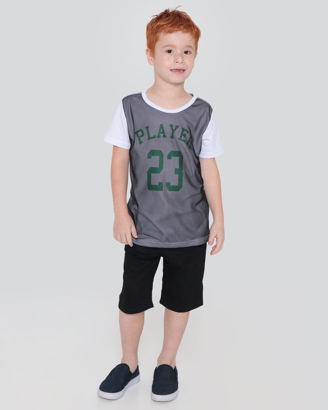 Camiseta Infantil Player 23 Branca