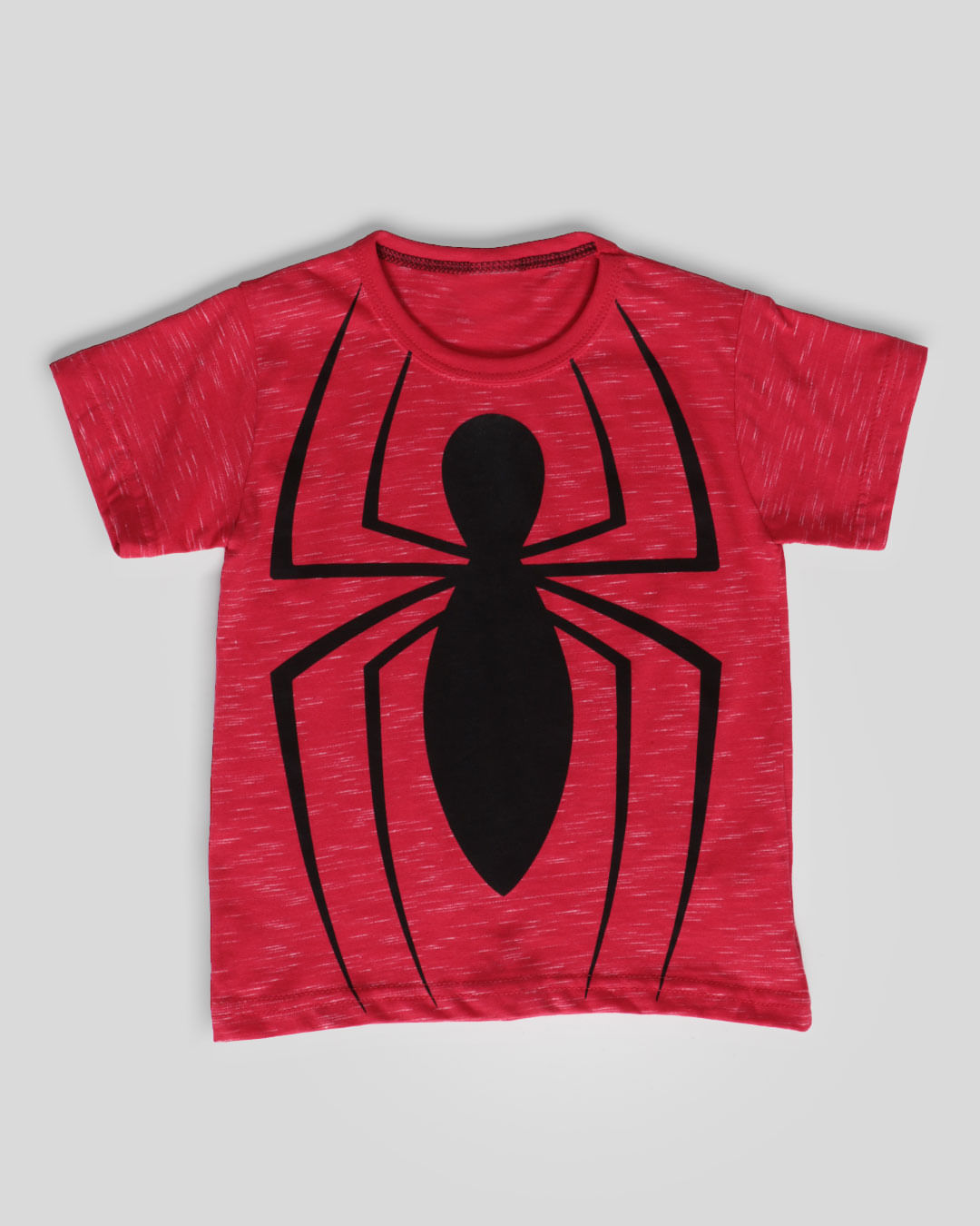 Camiseta Bebê Flamê Homem Aranha Marvel Vermelho