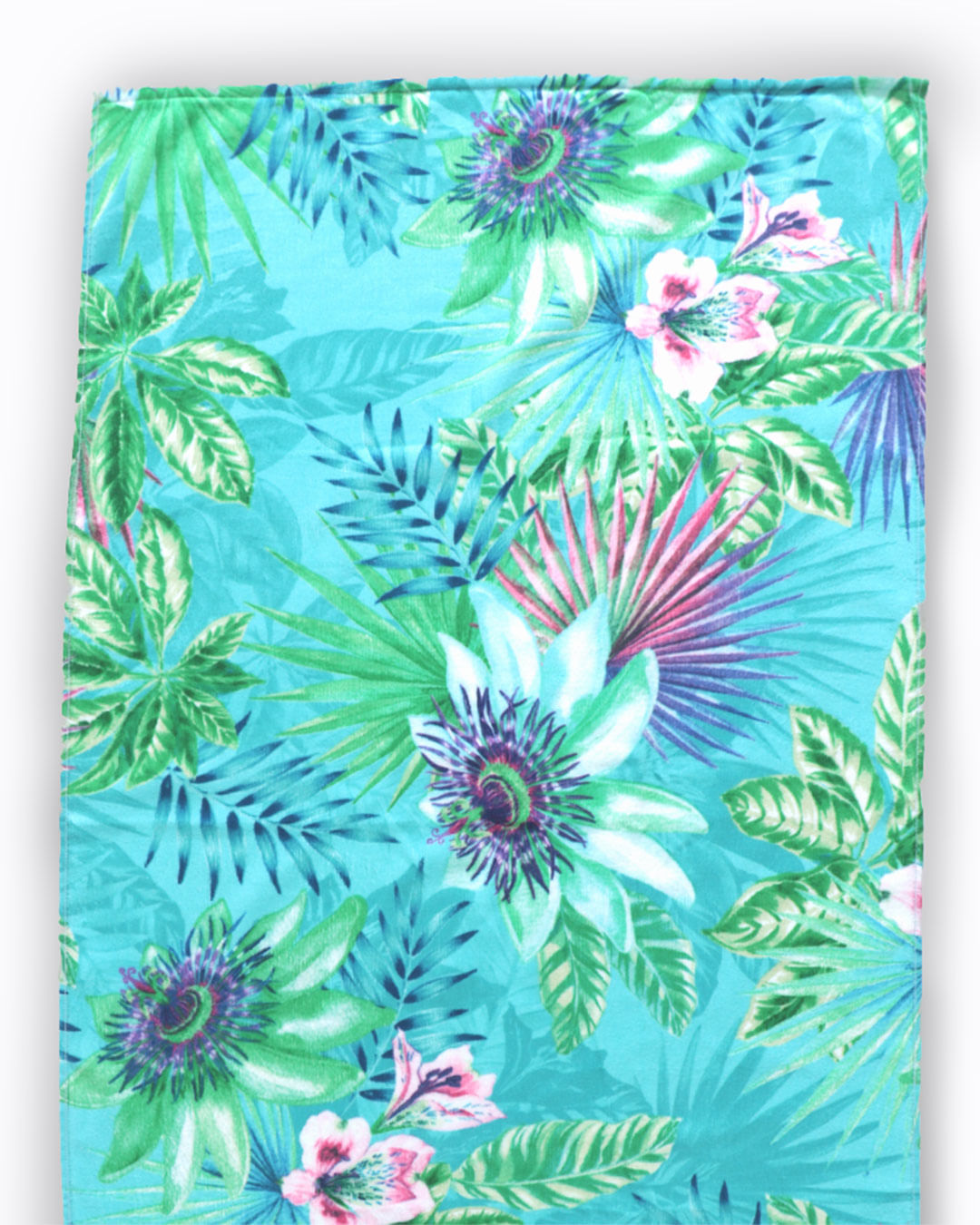 Toalha De Praia Döhler 70x130 Floral Azul