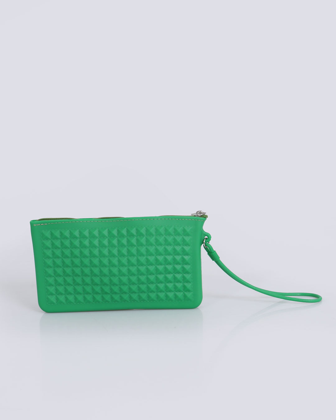 Carteira Mini Bag Sintética Texturizada Verde