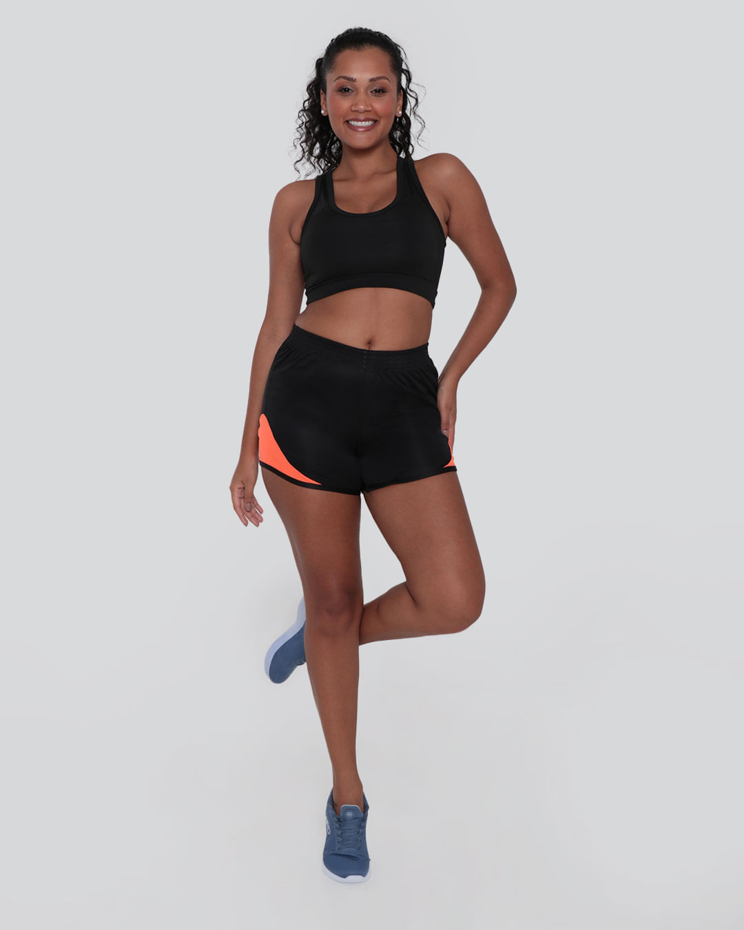 Short Feminino Fitness Preto