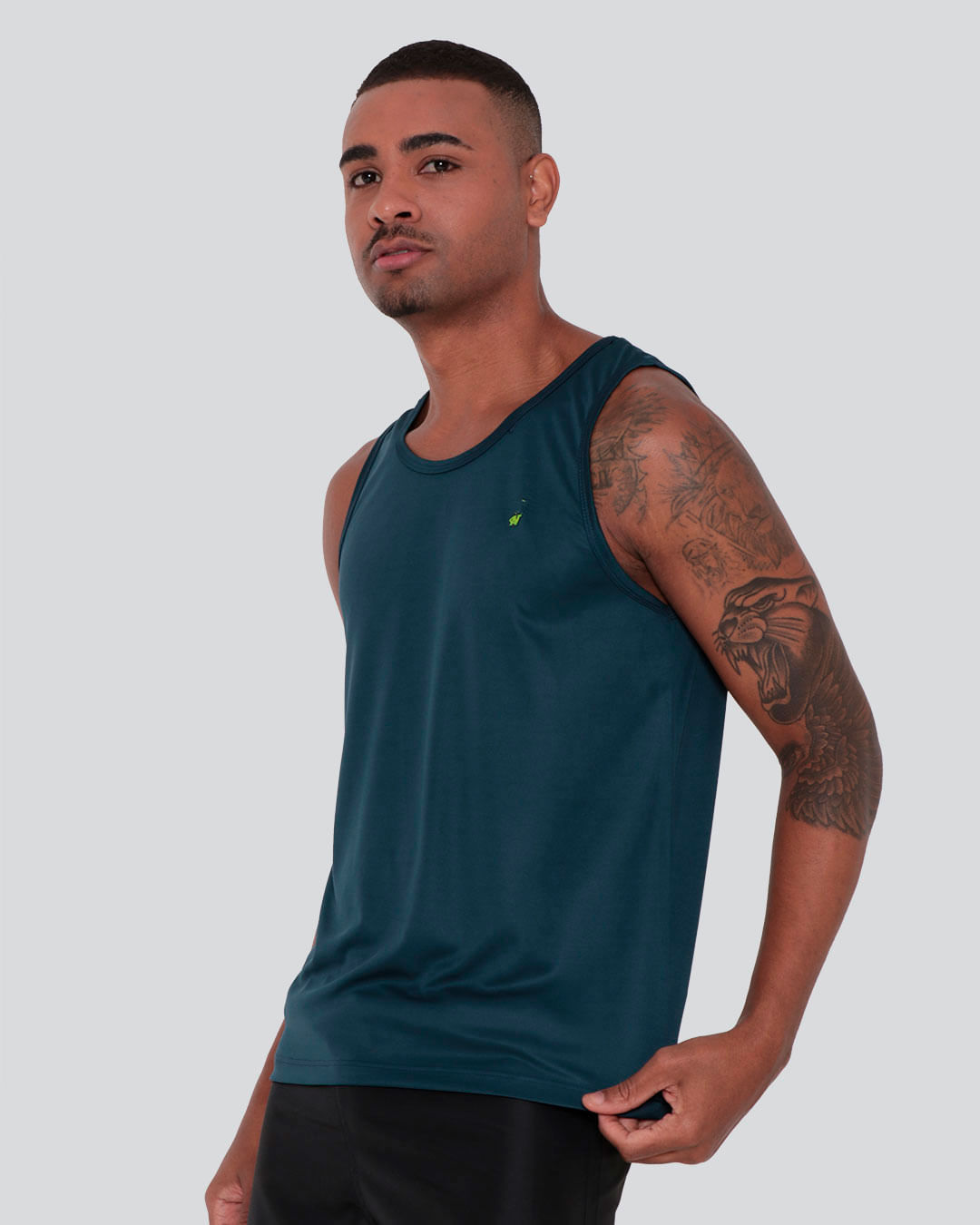 Regata Masculina Fitness Verde