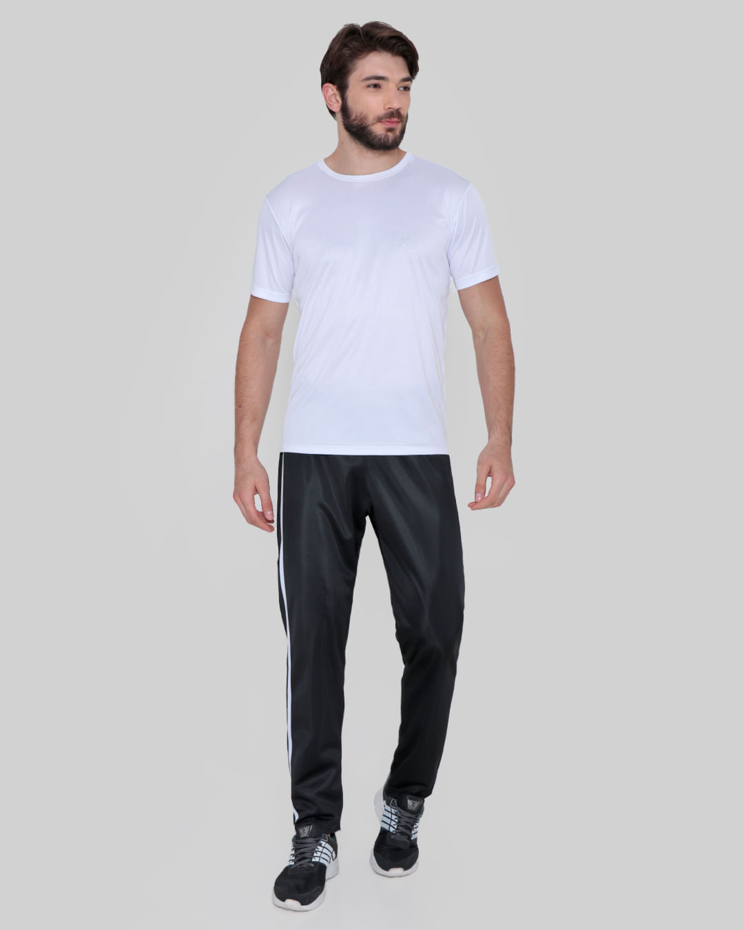 Calça Masculina Fitness Helanca Preta