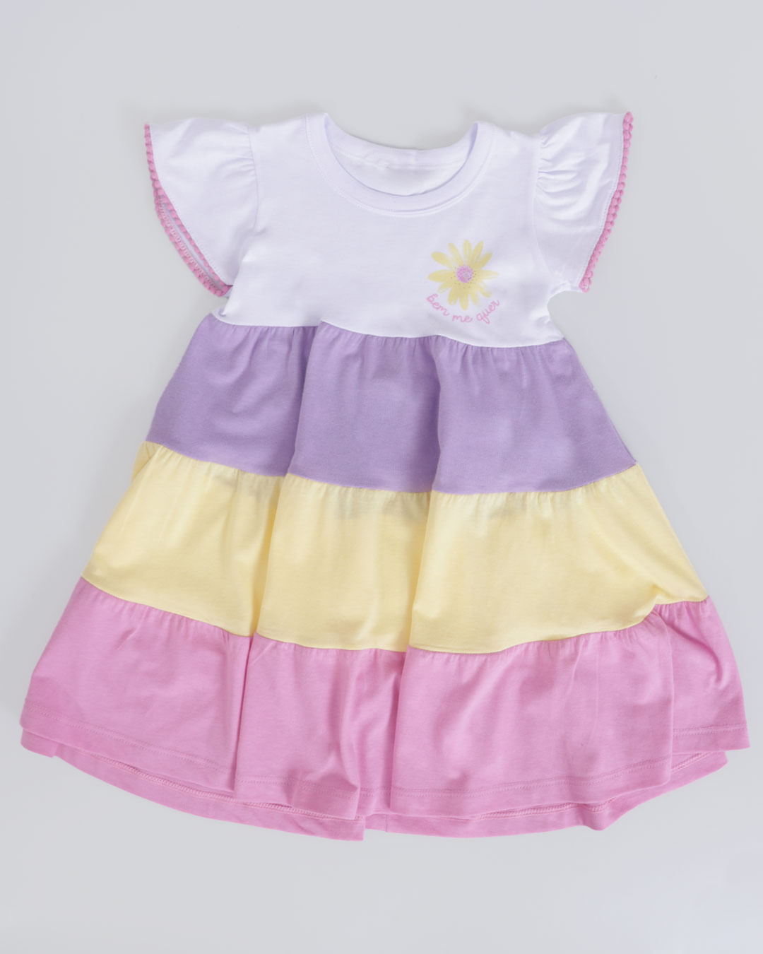 Vestido Bebê Três Marias Branco