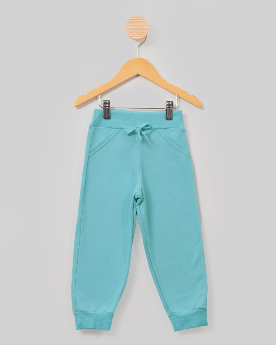 Calça Bebê Moletom Jogger Azul