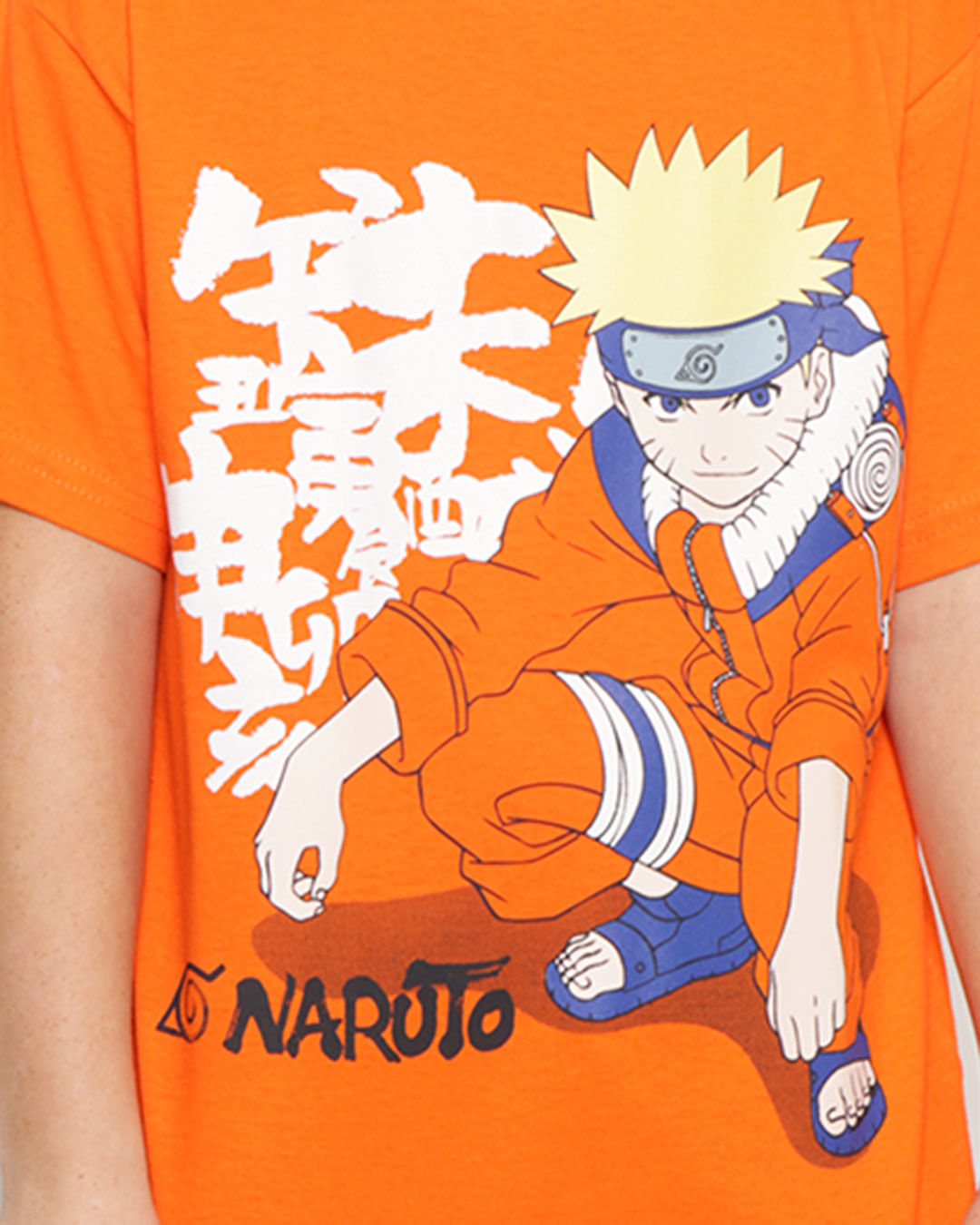 Camiseta Naruto Uzumaki Manga Longa Infantil