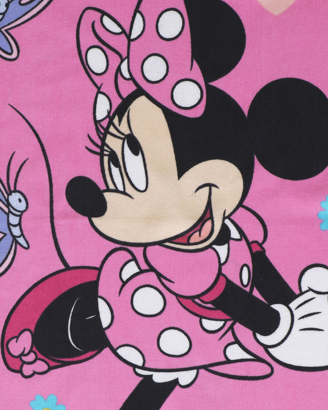 Toalha Banho Infantil 70X130 Minnie Mouse Disney Rosa