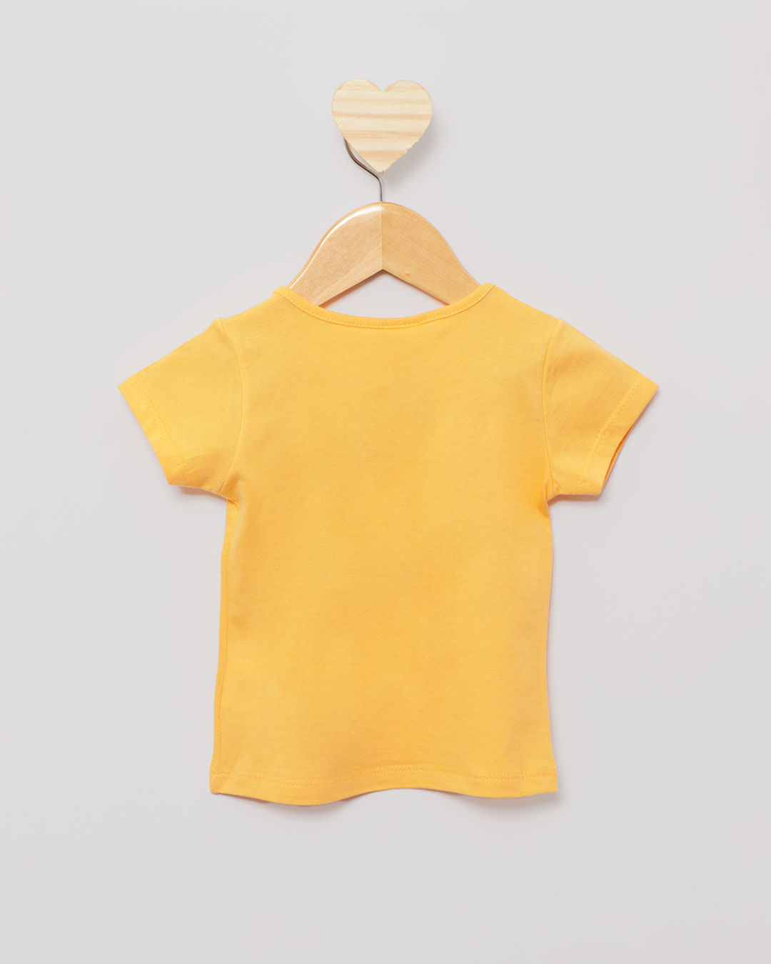 Blusa Bebê Com Estampa Interativa Amarela