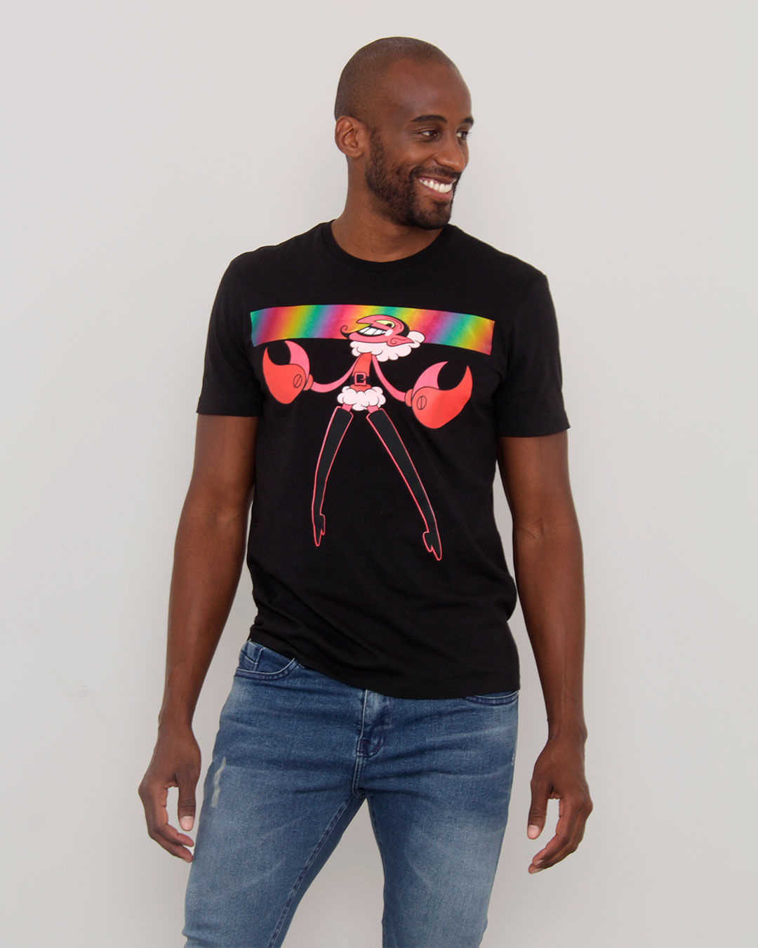 Camiseta Masculina Fabuloso Cartoon Network Pride Preta