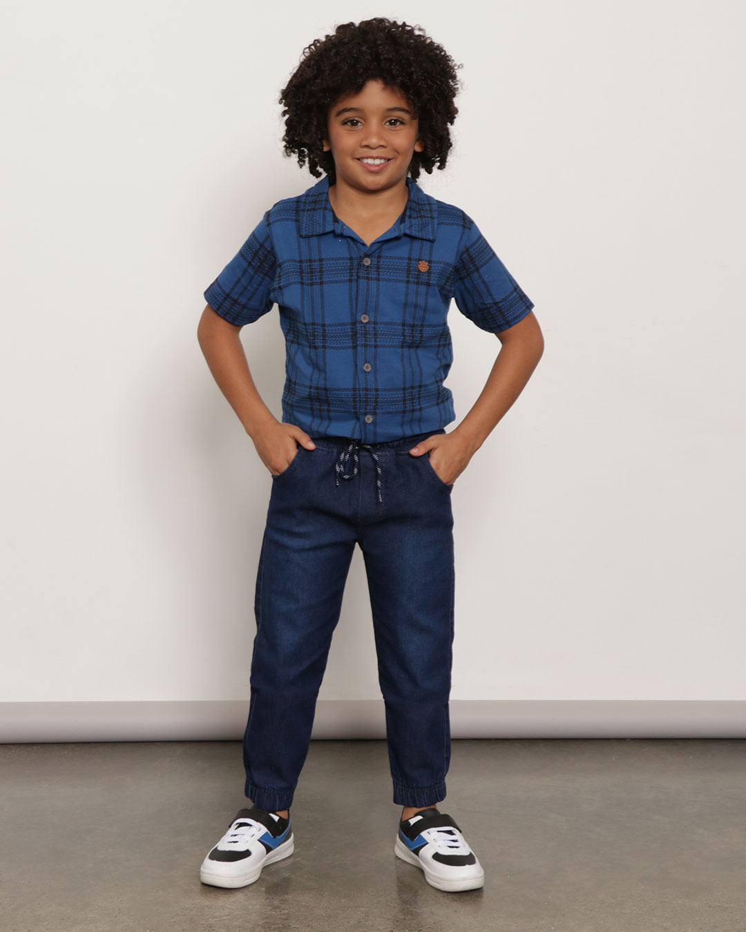 Calça Jeans Jogger - Infantil - Juvenil - Roupa Infantil e