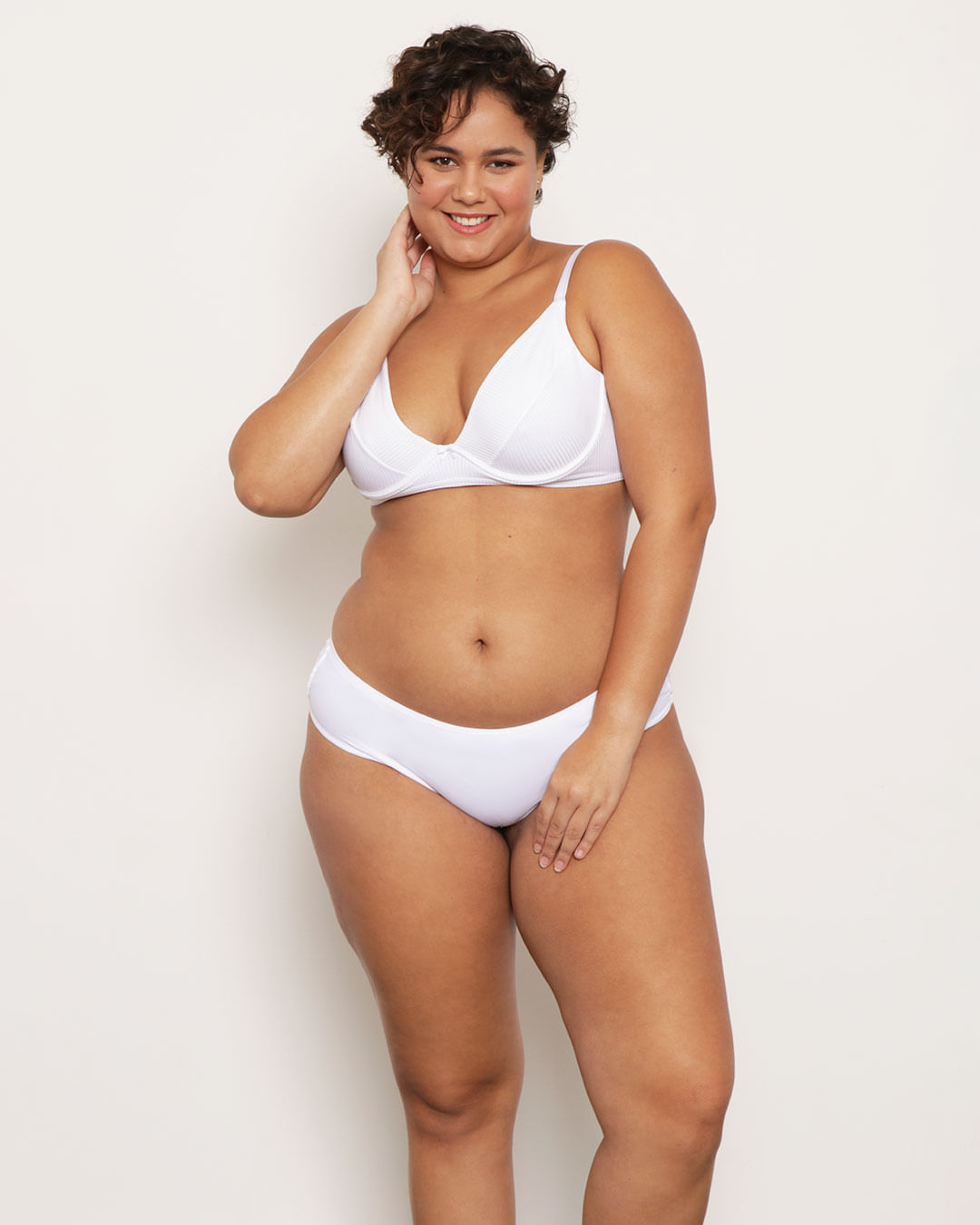 Sutiã Plus Size Sem Bojo Branco